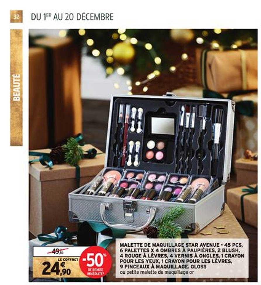 mallette de maquillage star avenue