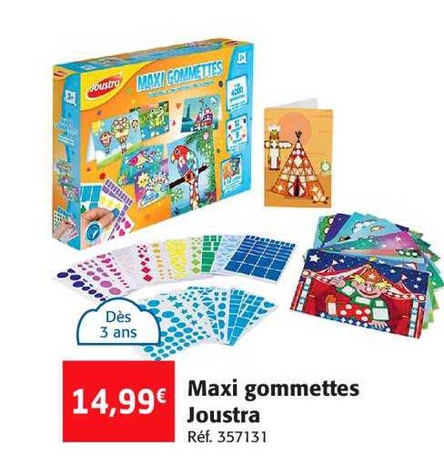 maxi gommettes joustra
