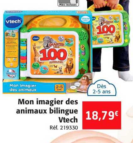 mon imagier des animaux bilingue vtech