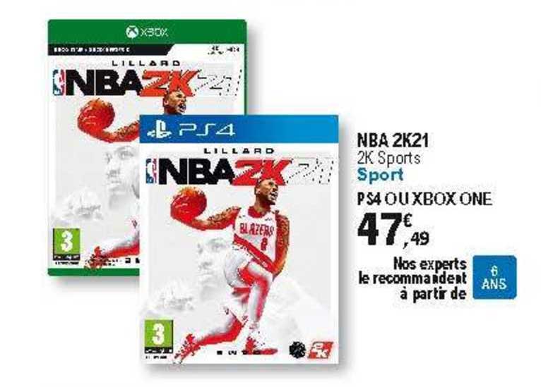nba 2k21 ps4 ou xbox one