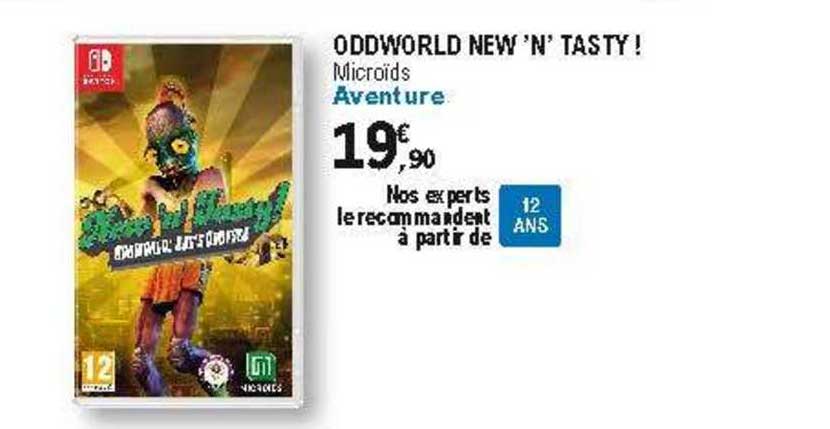 oddworld new 'n' tasty ! microïds aventure