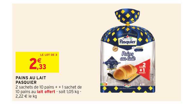 Pains Au Lait Pasquier