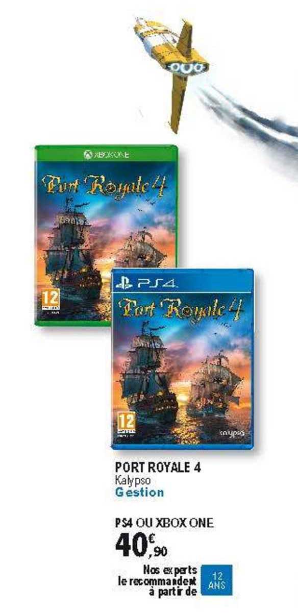 port royale 4 ps4 ou xbox one