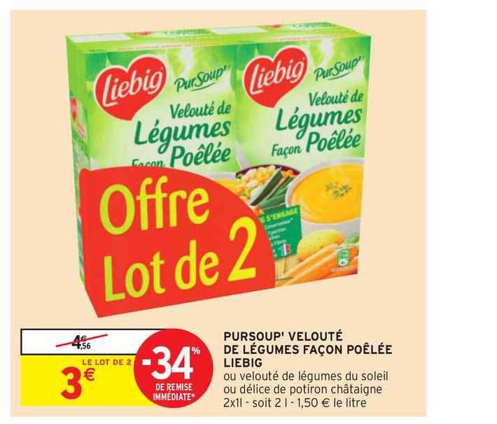 pursoup' velouté de légumes façon poêlée liebig