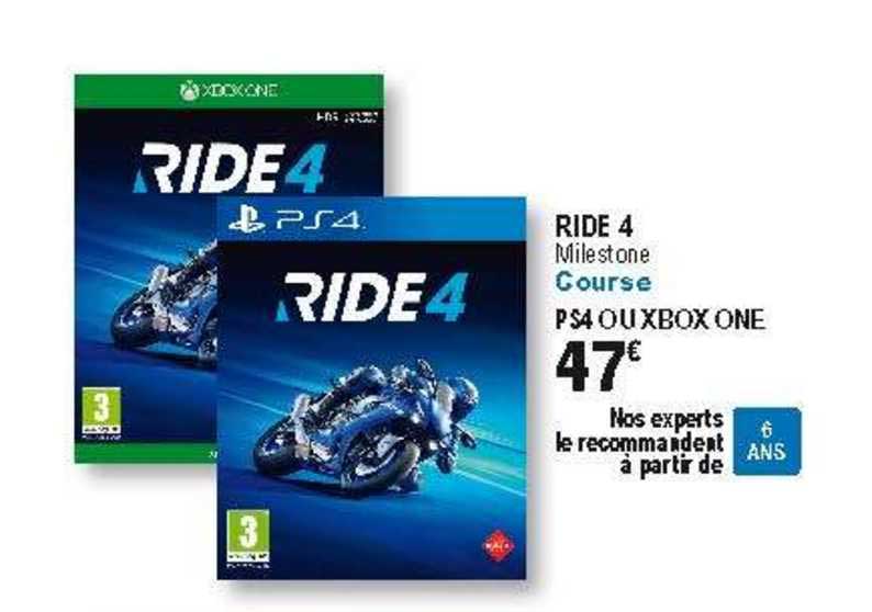 ride 4 ps4 ou xbox one
