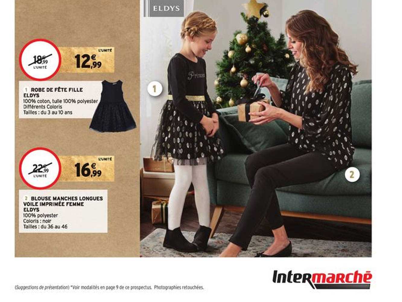 Robe De Fête Fille Eldys , Blouse Manches Longues Voile Imprimée Femme Eldys