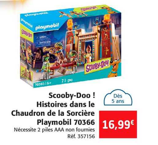 Scooby Doo ! Histoires Dans Le Chaudron De La Sorcière Playmobil