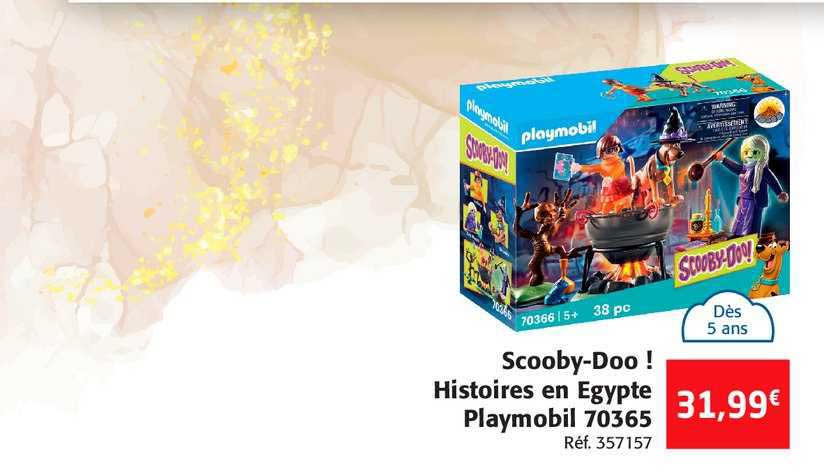 scooby doo ! histoires en egypte playmobil