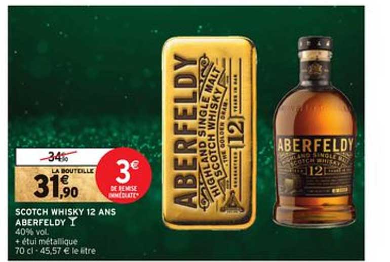 scotch whisky 12 ans aberfeldy