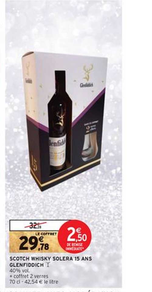 scotch whisky solera 15 ans glenfiddich