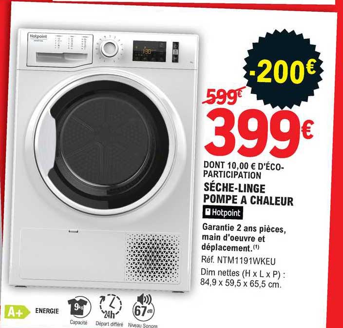 sèche-linge pompe à chaleur