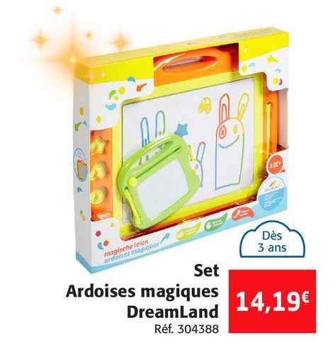 set ardoises magiques dreamland