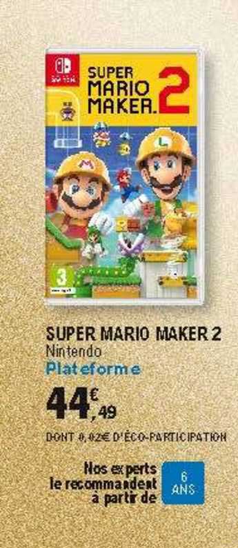 super mario maker 2 nintendo