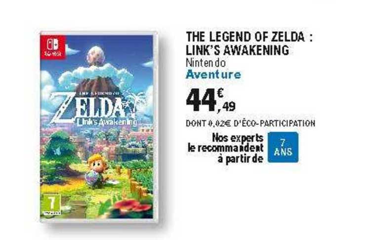 the legend of zelda : link's awakening nintendo