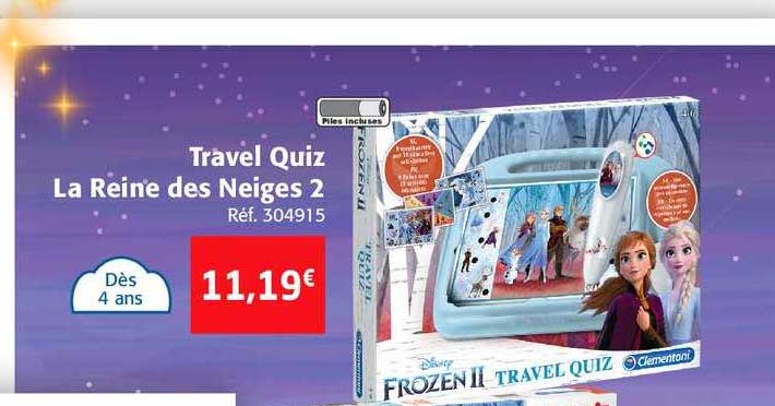 travel quiz la reine des neiges 2