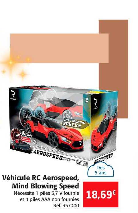 véhicule rc aerospeed mind blowing speed