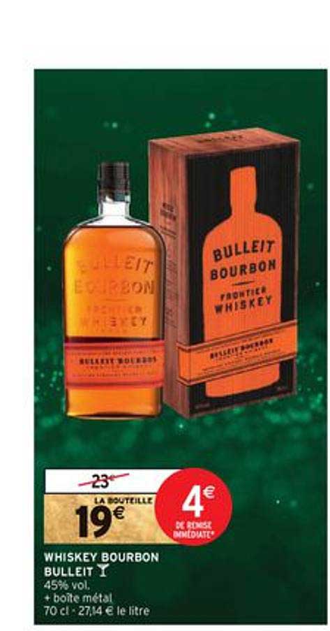 whiskey bourbon bulleit