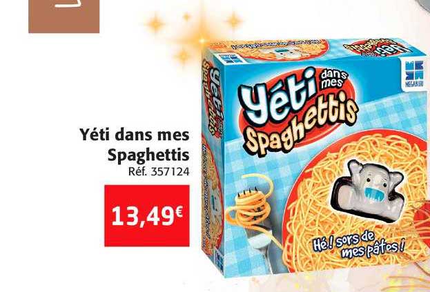 yéti dans mes spaghettis