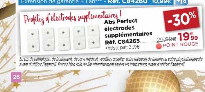 abs perfect éléctrodes supplémentaires