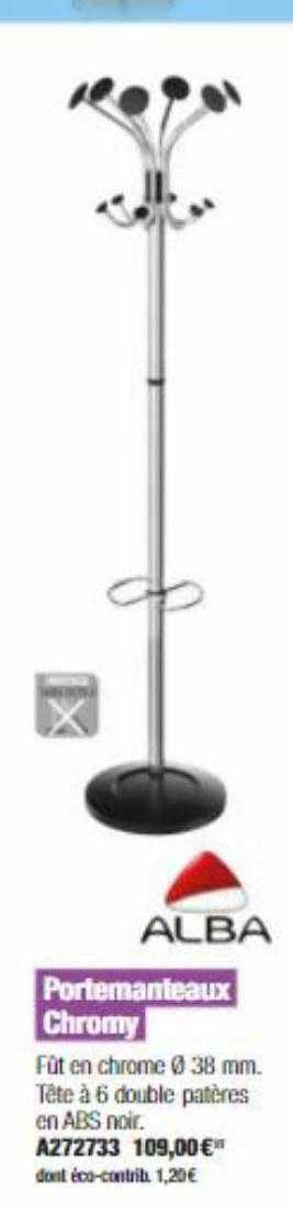 alba portemanteaux chromy