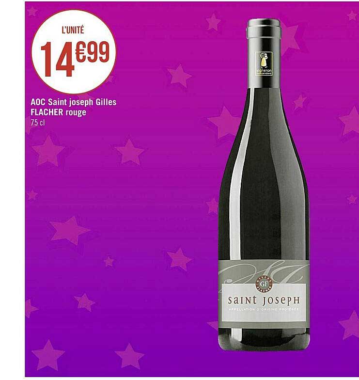 aoc saint joseph gilles flacher rouge