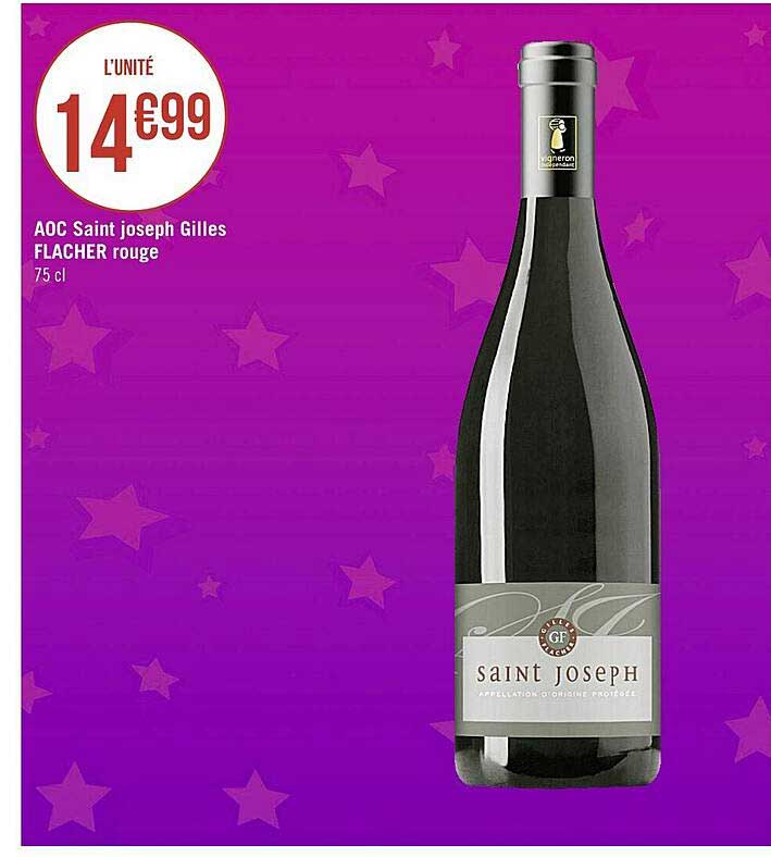 aoc saint joseph gilles flacher rouge
