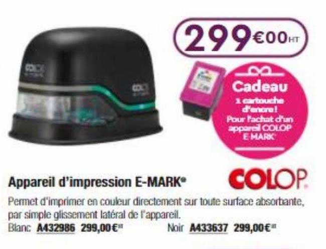 appareil d'impression e-mark colop