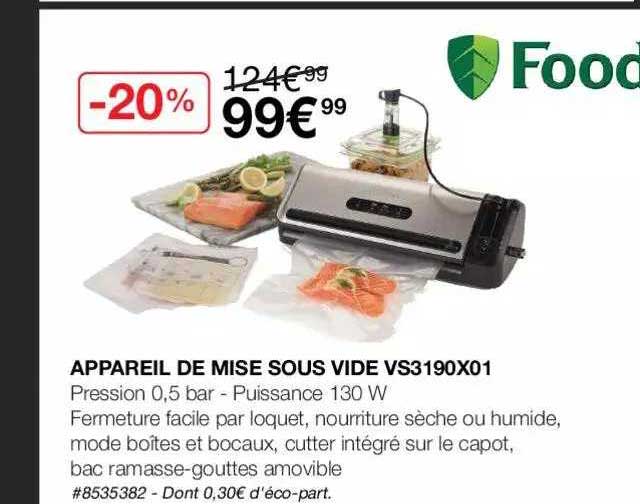 appareil de mise sous vide vs3190x01