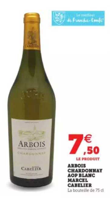 arbois chardonnay aop blanc marcel cabelier