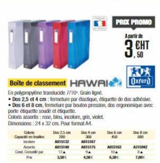 Boîte De Classement Hawai
