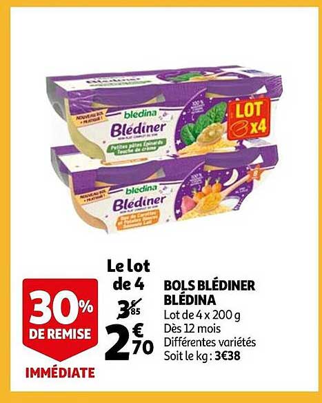 bols blédiner blédina