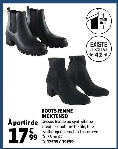 boots femme in extenso