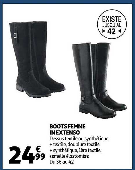 boots femme in extenso