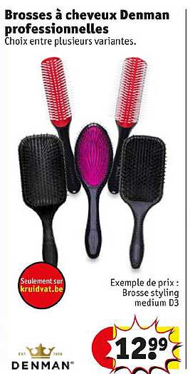 brosses à cheveux denman professionnelles