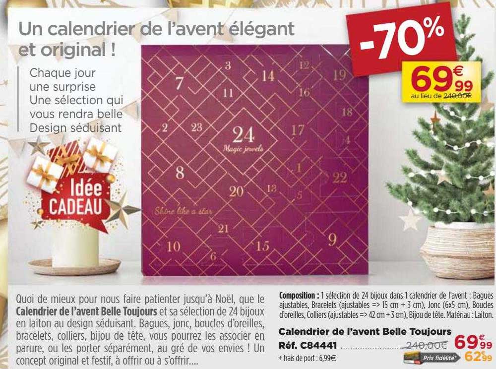 calendrier de l'avent belle toujours