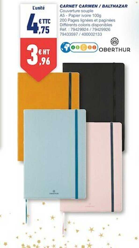 carnet carmen - balthazar oberthur