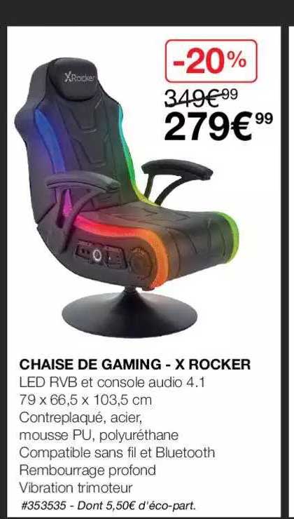 chaise de gaming - x rocker