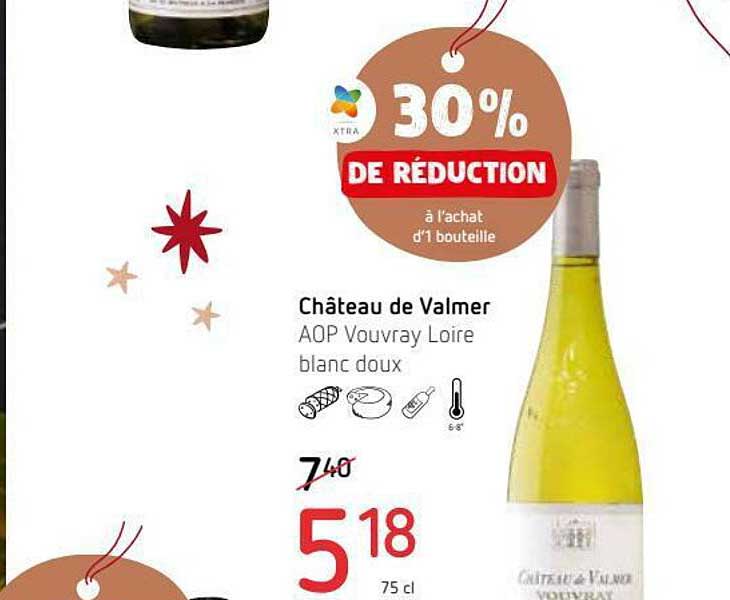 Château De Valmer Aop Vouvray Loire Blanc Doux