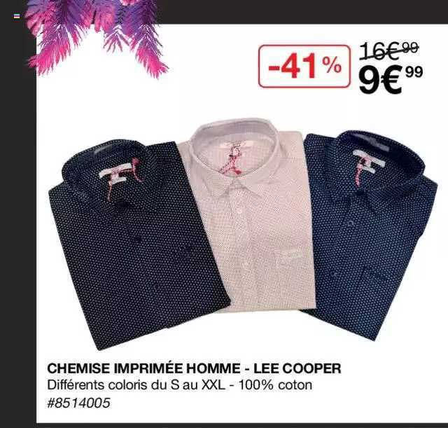 Chemise Imprimée Homme - Lee Cooper