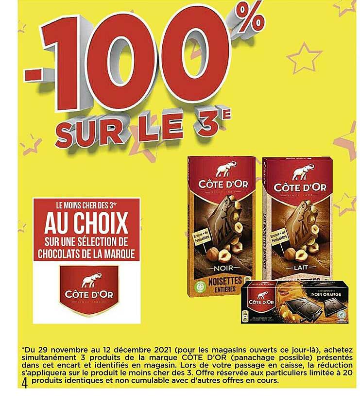 Chocolats De La Marque Côte D'or