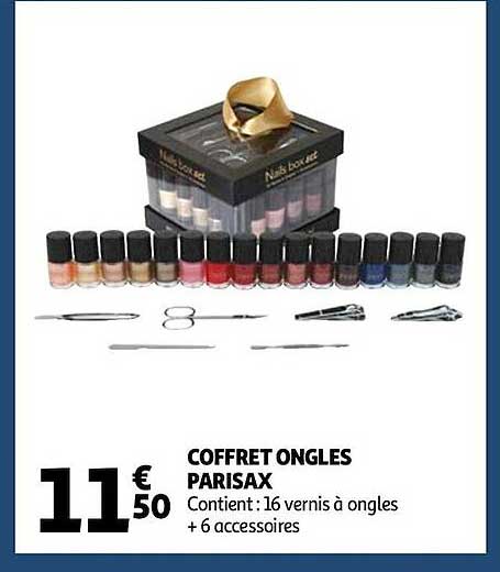 coffret ongles parisax