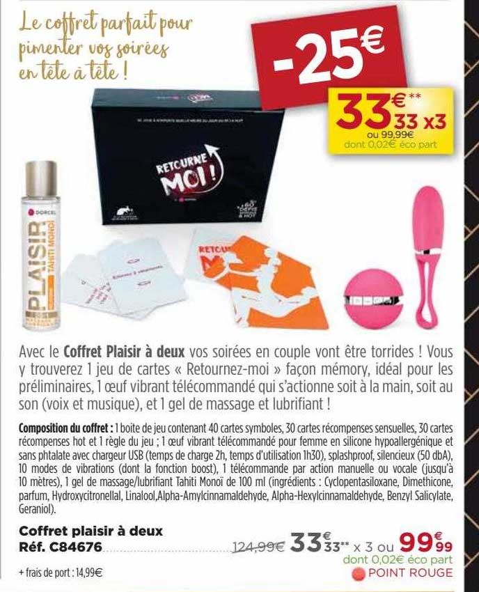 coffret plaisir à deux