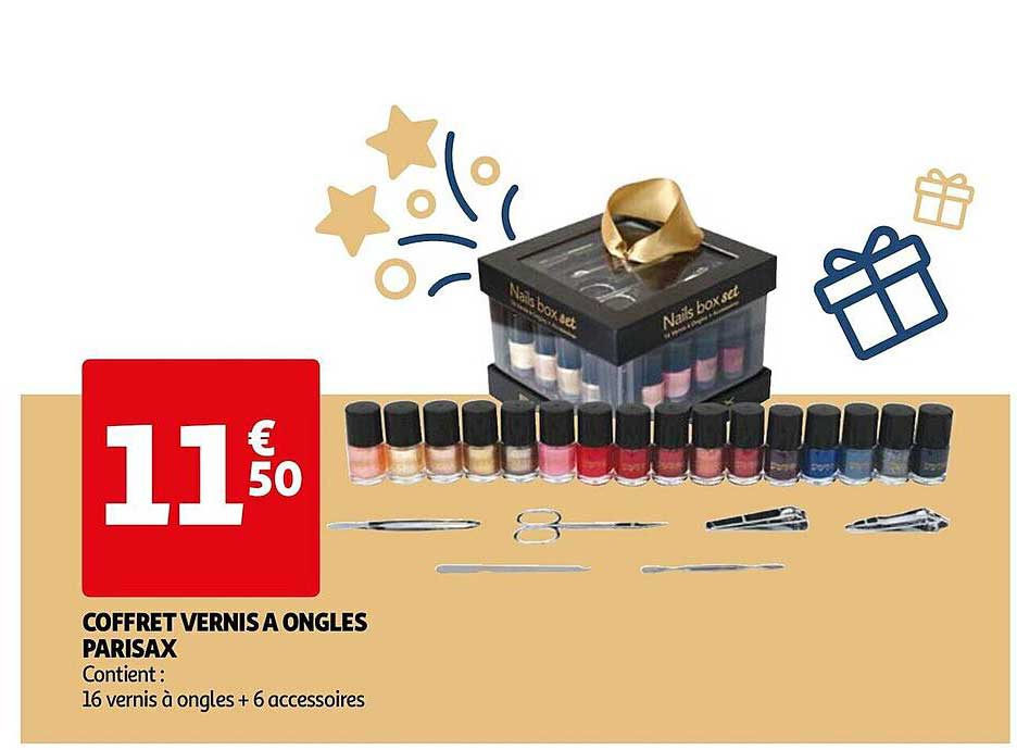 coffret vernis à ongles parisax