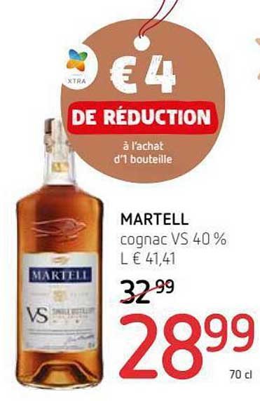 Cognac Vs 40% Martell