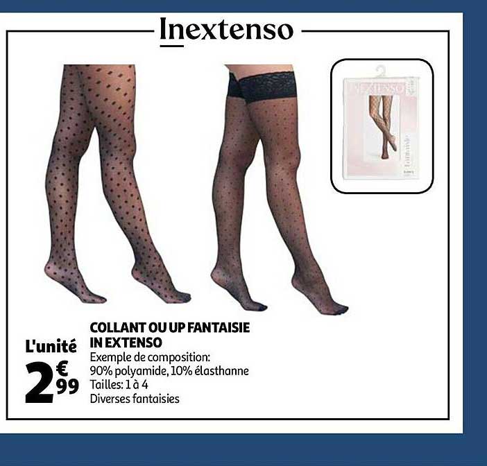 collant ou up fantaisie in extenso