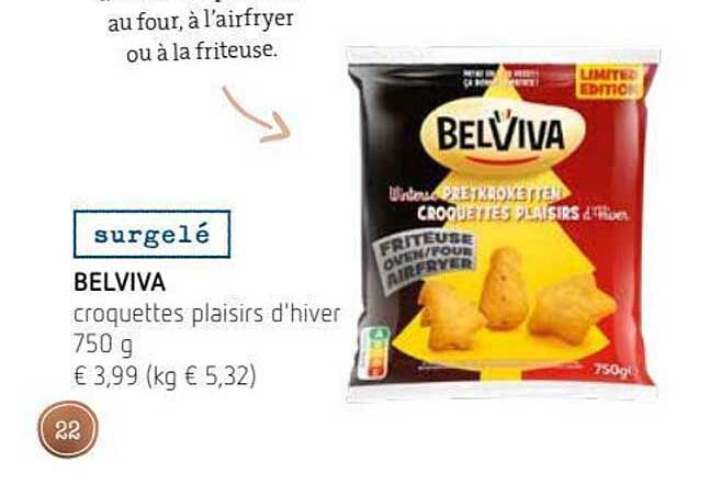 croquettes plaisirs d'hiver belviva