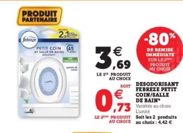 Desodorisant Febreze Petit Coin Ou Salle De Bain
