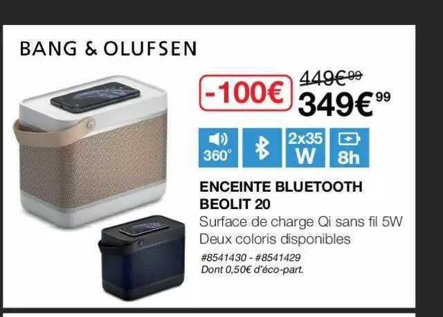 enceinte bluetooth beolit 20 bang & olufsen
