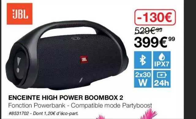 enceinte high power boombox 2 jbl
