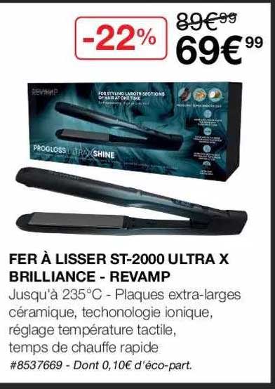fer à lisser st-2000 ultra x brilliance - revamp
